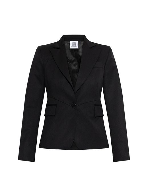 Vetements Black Cut-Up Tailored Jacket
