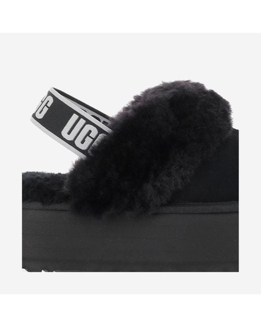 Ugg Black Suede Mules