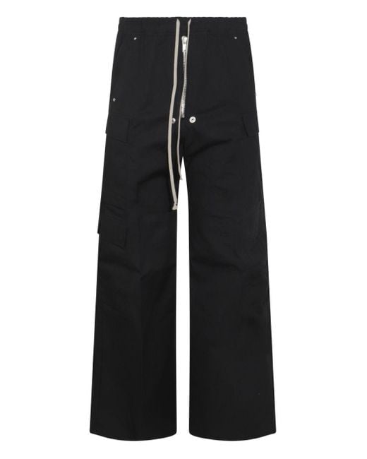 Pantalones negros Rick Owens de hombre de color Black