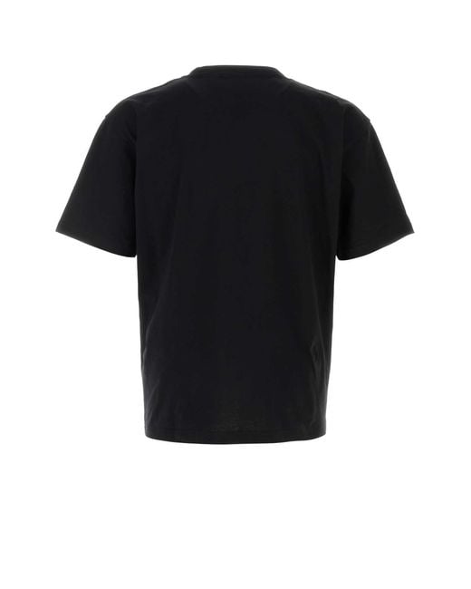 Valentino Garavani Black Cotton T-Shirt for men