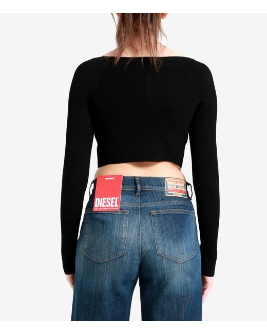 DIESEL Black Sweaters