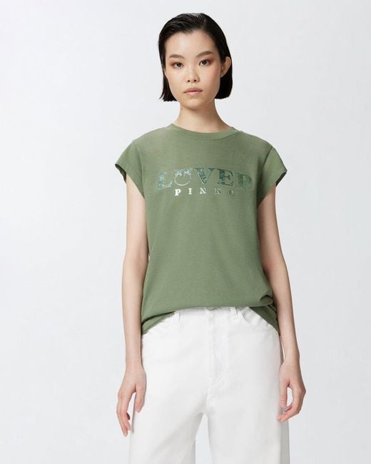 Pinko Green T-Shirts