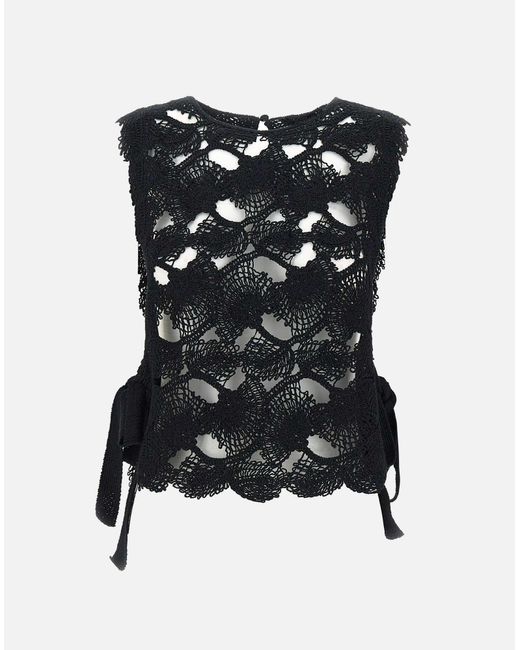 Kangra Black Schwarzes Cornely-Oberteil Aus Baumwollmischung