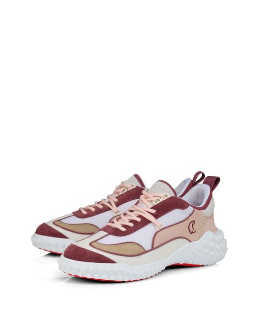 Christian Louboutin Pink Mara Flat Sneakers
