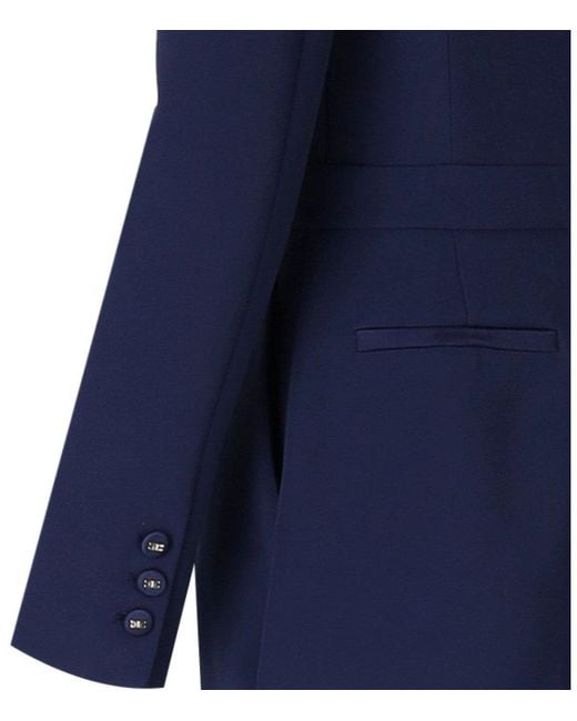 Elisabetta Franchi Blue Oltremare Smoking Jumpsuit for men