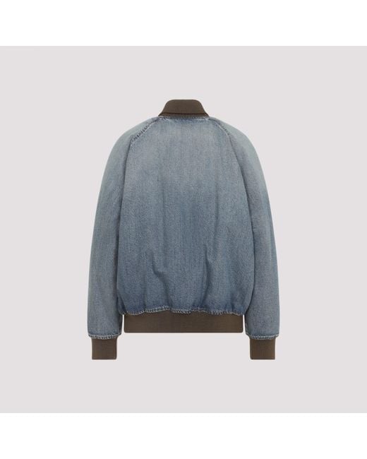 Miu Miu Blouson Jacket in het Blue