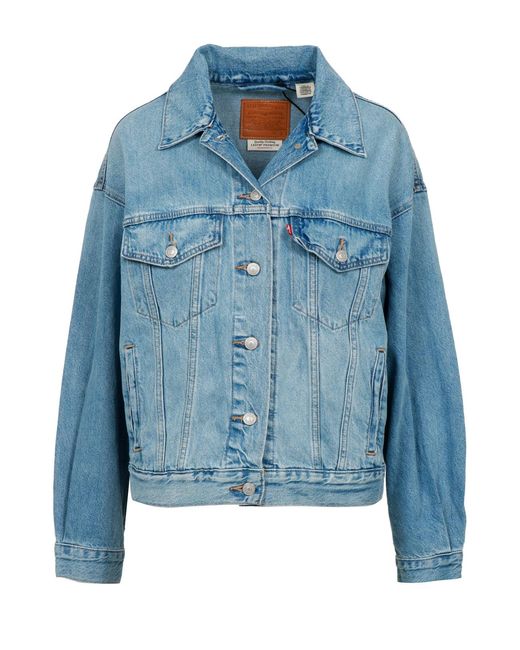 Levi's Jassen Lichte Denim in het Blue