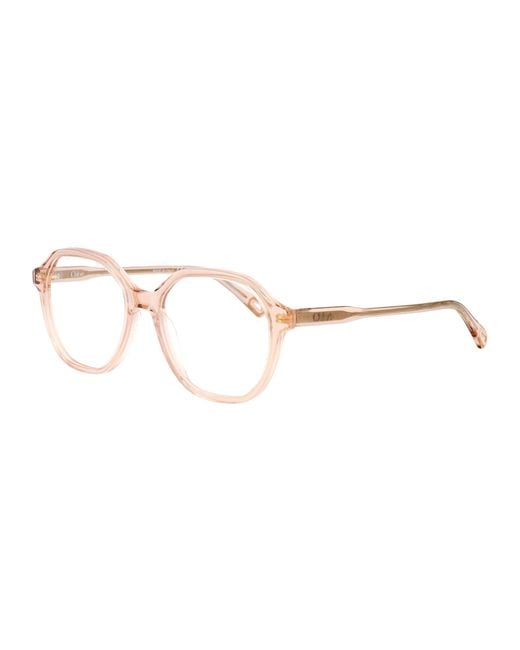 Chloé Pink Squared Optical Ch0312 O 005