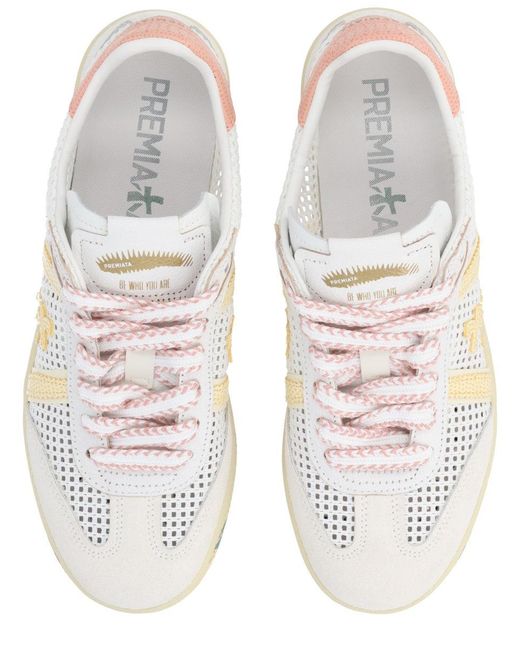 Premiata White Sneaker "Bonnied"