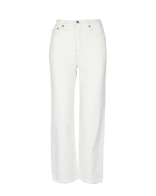 Levi's Jeans Wit in het White