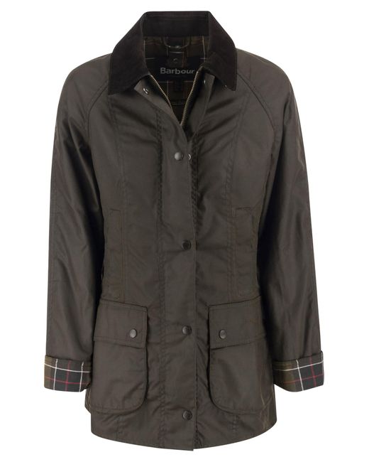 Classic Beadnell® Veste à cire Barbour en coloris Black
