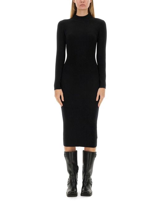 MICHAEL Michael Kors Black Michael von Michael Kors Slim Fit Kleid
