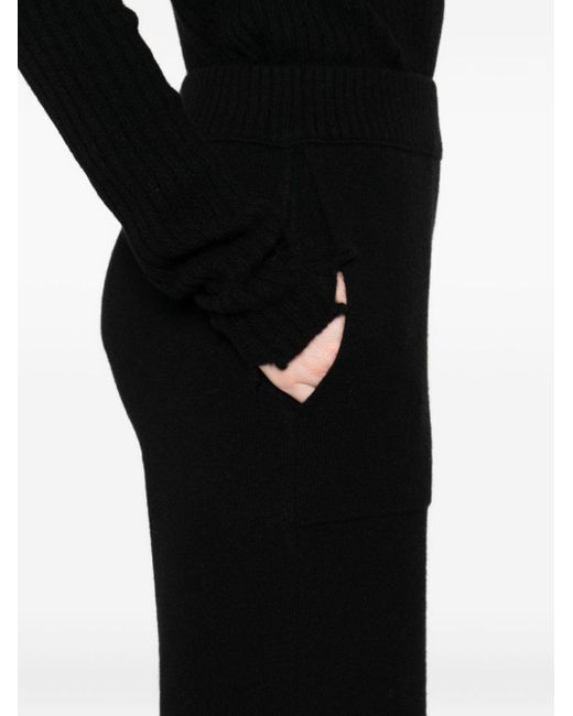 Uma Wang Black Cashmere Trousers