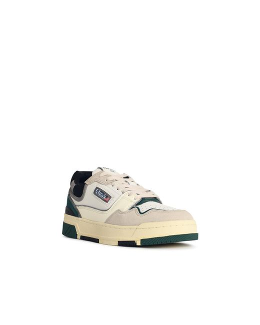 Autry White 'Clc Low' And 'Forest' Suede And Leather Sneakers for men