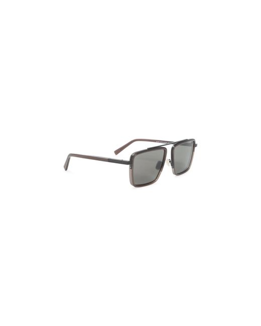 ZEGNA EYEWEAR White Eyewear Acetate Sunglasses