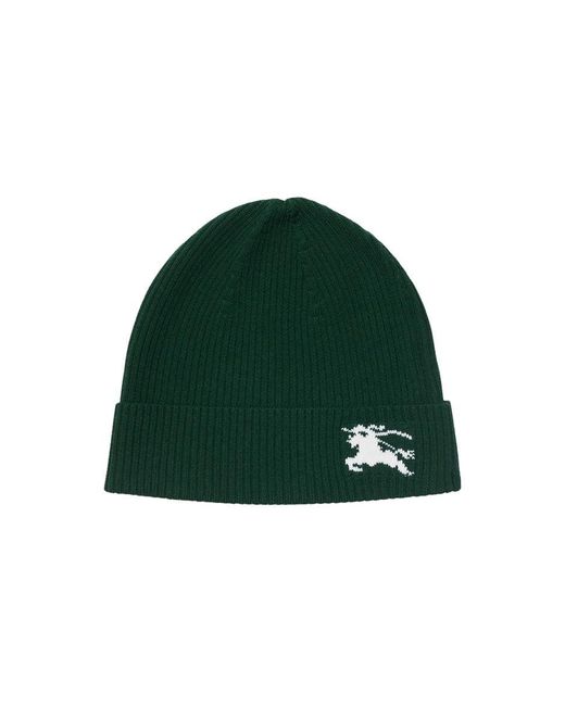 Burberry Green Ekd Rib Beanie