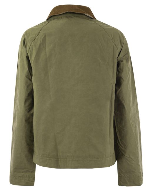 Campbell Short Mackintosh di Barbour in Green