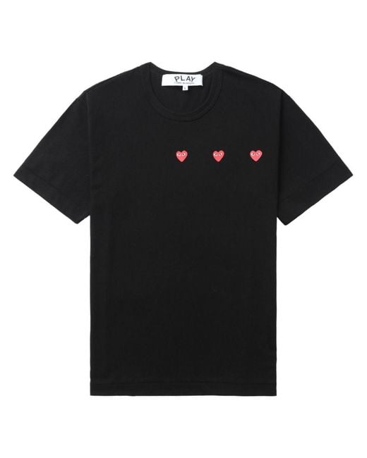 Comme des Garçons Black Comme Des Garcons Logo Cotton T Shirt