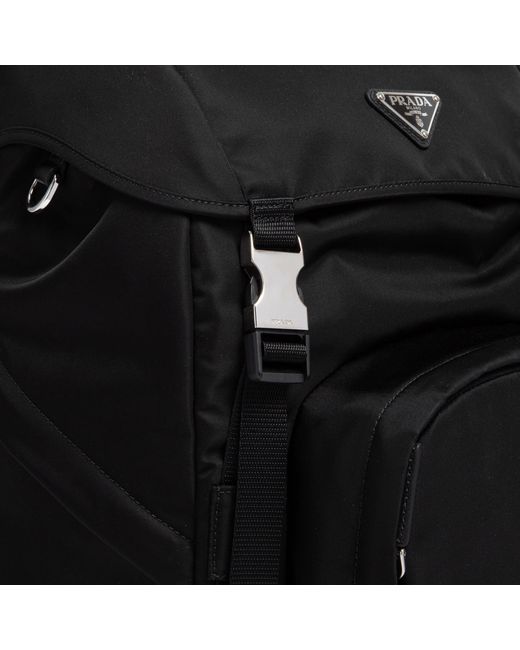 Prada Black Nylon-Rucksack