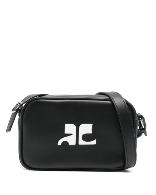 Courreges Black "Reedition" Camera Bag