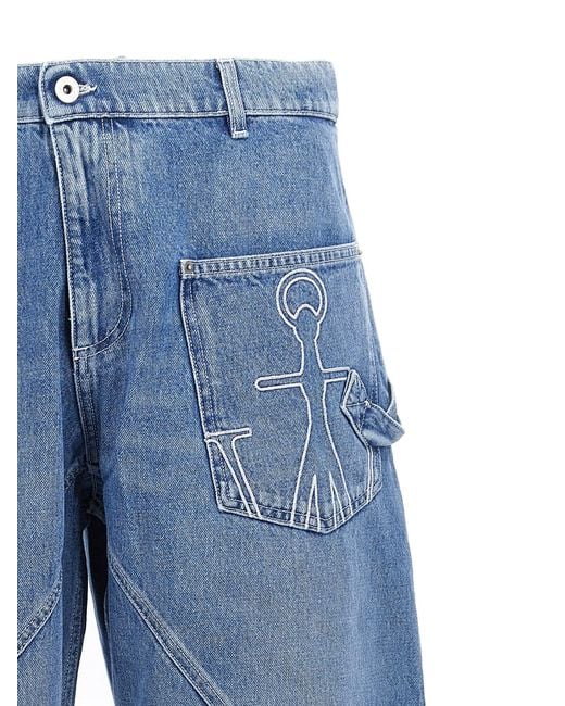 Jeans «Twisted Workwear» J.W. Anderson pour homme en coloris Blue