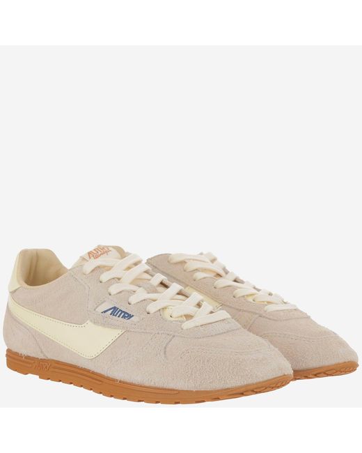 Autry Windspin Leder -Turnschuhe in Natural für Herren