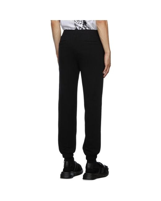 Givenchy Black Cotton Printed Pants for men