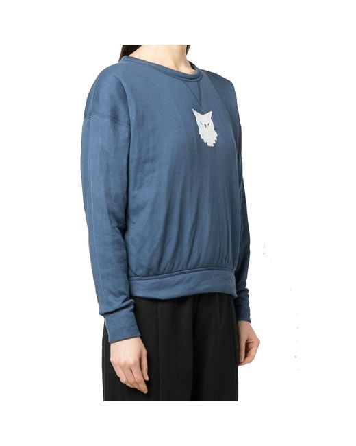 Suéter de motivo de Owl Maison Margiela de color Blue