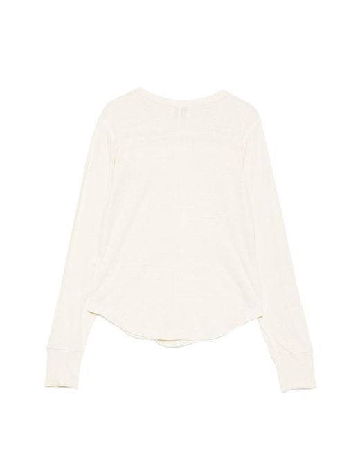 Isabel Marant White Talicia Silk Sweater