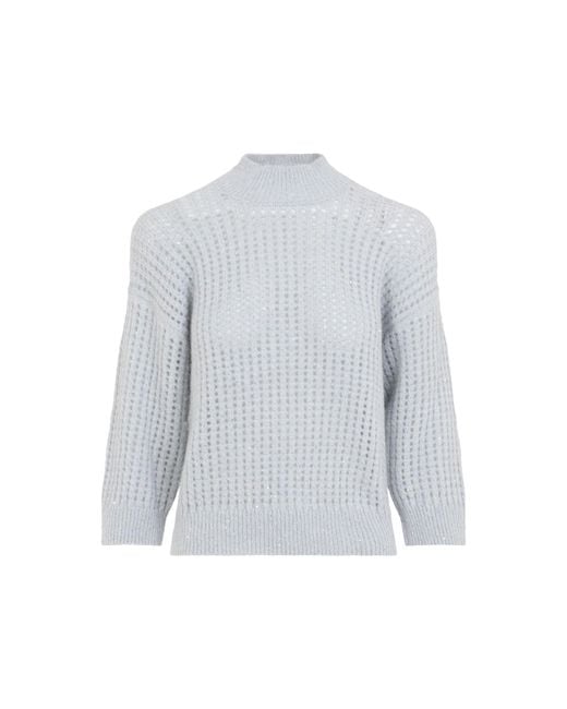 Peserico Gray Rete Sweater