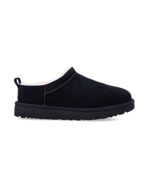 Ugg Black Classic Micro Suede Sheepskin Boots