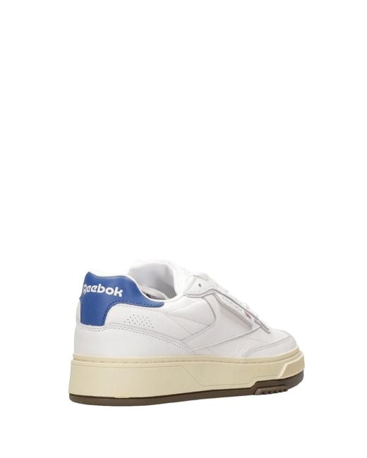 Reebok White Sneakers Weiß+Hellblau