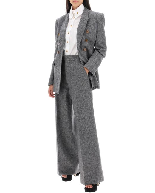 Chaqueta lauren en tweed donegal Vivienne Westwood de color Gray