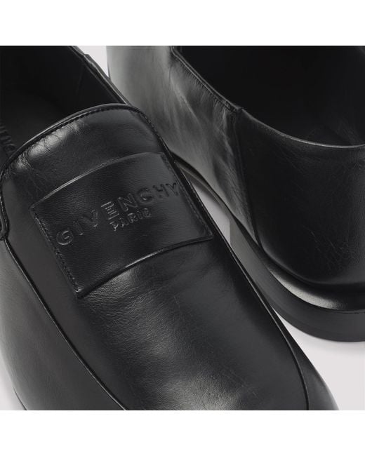 Givenchy Black Lamb Leather Loafers