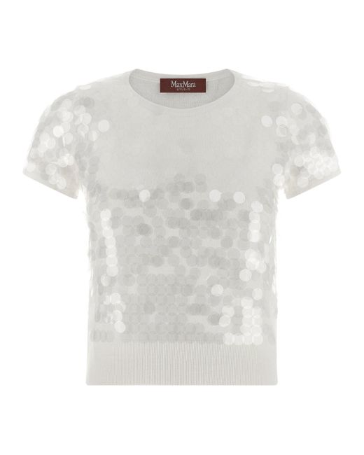 Max Mara 'saio' Trui in het White