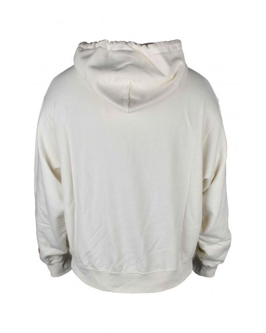 Heron Preston Blue Censored Hooded Sweatshirt With Graphic Pelican Print for men