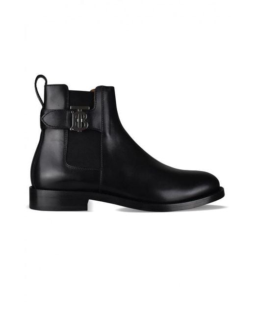 Burberry Black Chelsea Boots Luke for men