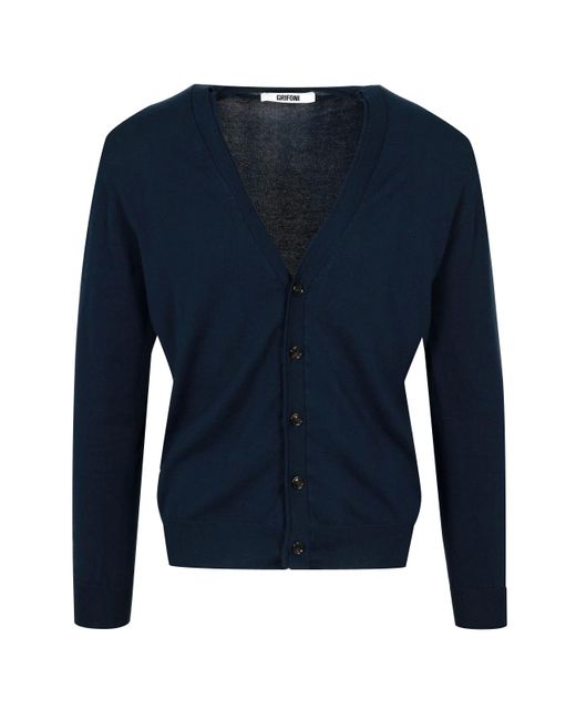 Grifoni Truien Blauw in het Blue voor heren