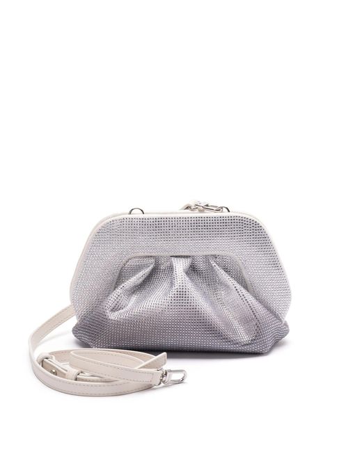 THEMOIRÈ White Pochette Gea Strass Degradè