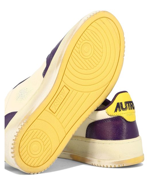 Autry "super Vintage" Sneakers in het Purple