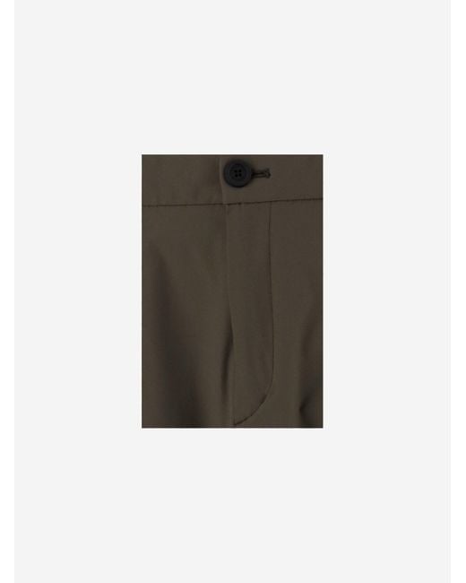 Herno Gray Functional Wardrobe Trousers for men