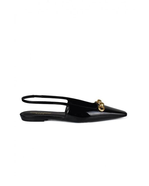 Saint Laurent Black Ballet Flats Blade
