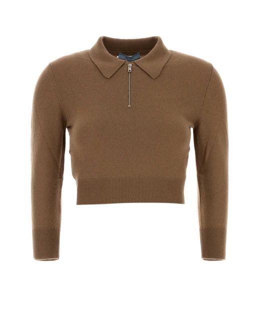 Prada Brown Maglieria