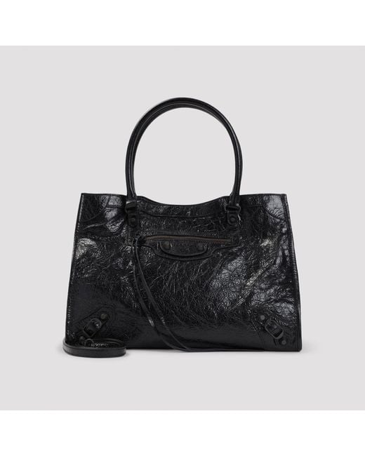 Balenciaga Black Le City Tote S Bag