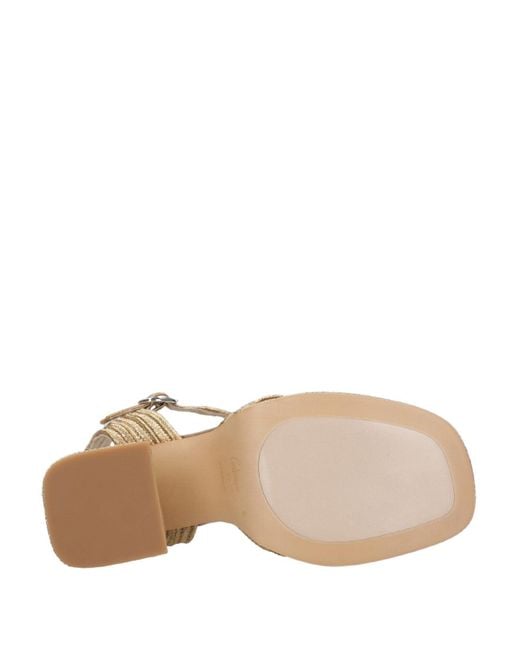 Castaner Metallic Sandalen golden