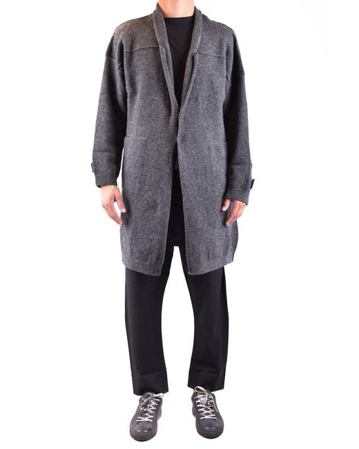 Isabel Benenato Gray Coats for men