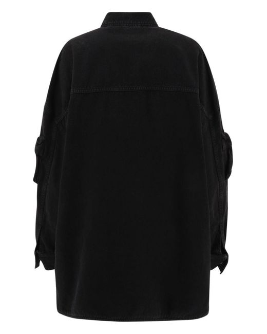 The Attico Black Fern Denim Jacket