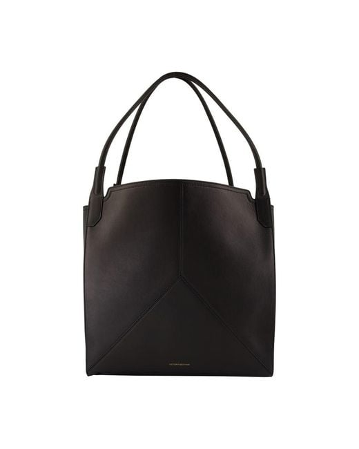 Bolsa de hombro Victoria Leather Black Victoria Beckham