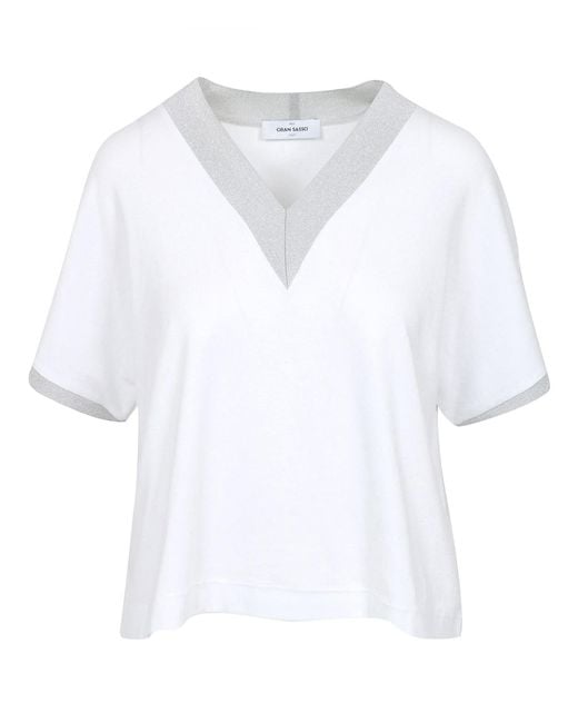 Gran Sasso White Sweaters