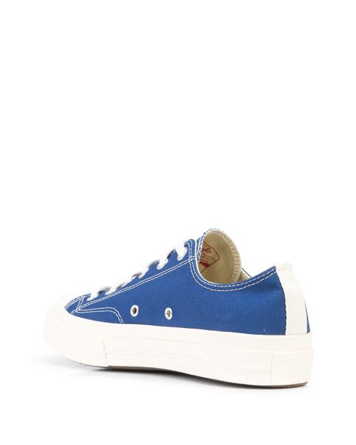 COMME DES GARÇONS PLAY Blue Comme Des Garçons Play X Converse 70s Canvas Low-top Trainers